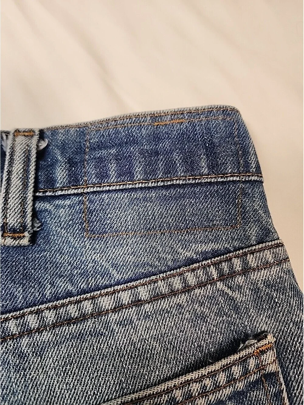 Vintage 70s Levi's 646 36 x 31 Orange Tab Bootcut Jeans